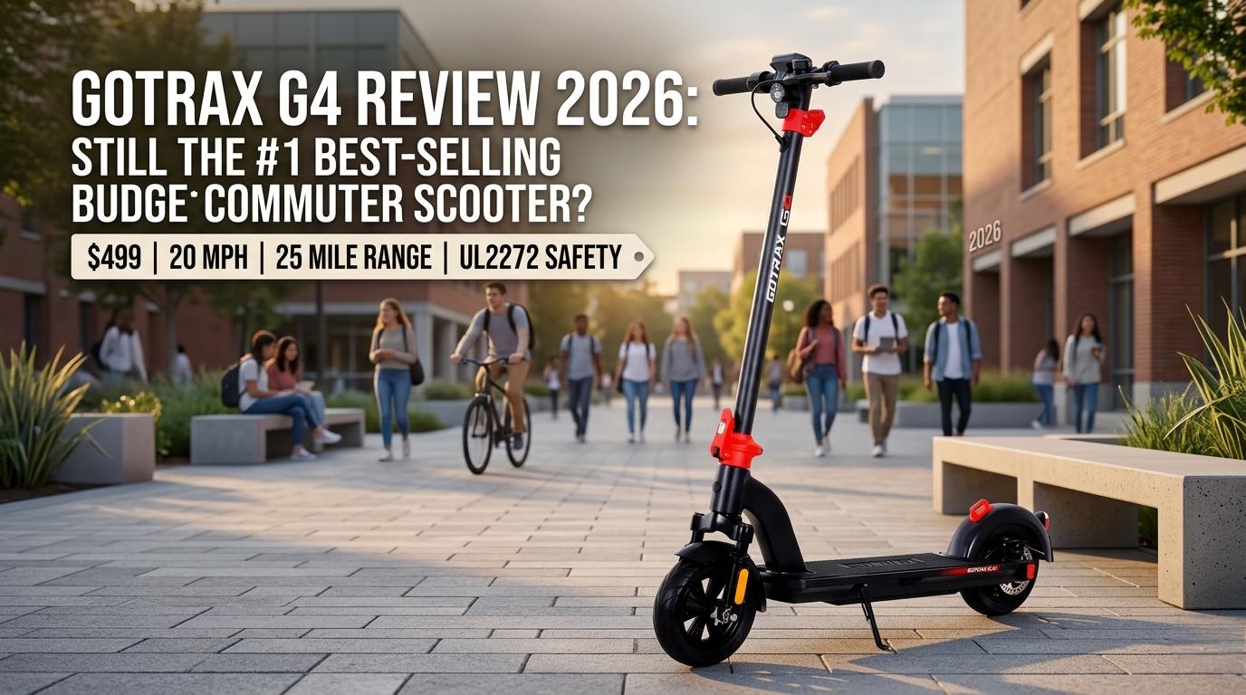 Gotrax G4 Review 2026: Why It’s Still the #1 Best-Selling Commuter Scooter